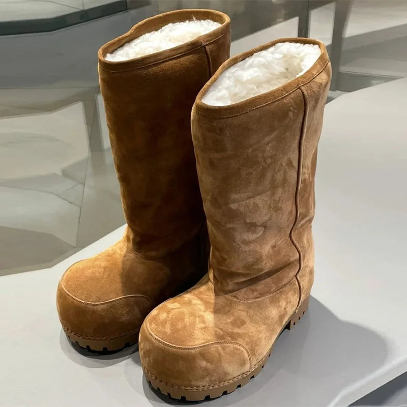 Chunky Platform Ankle Boots