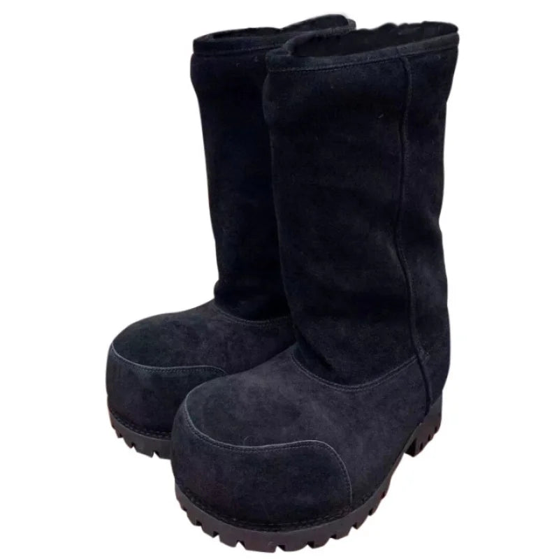 Chunky Platform Ankle Boots