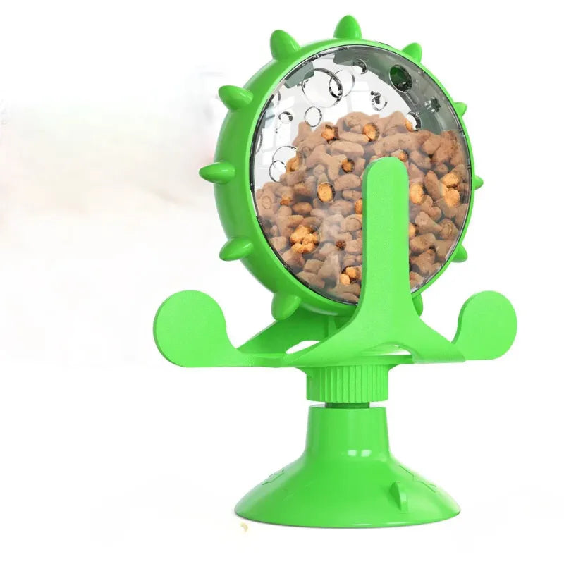 PurrPlay™ - Interactive Cat Turntable Feeding Bowl
