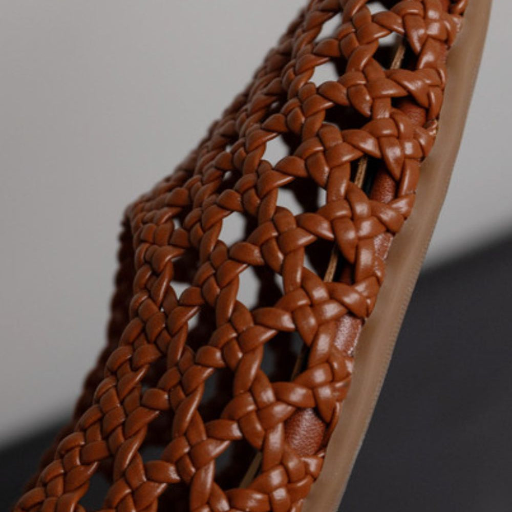 Women's Woven Mesh Mary Jane Flats