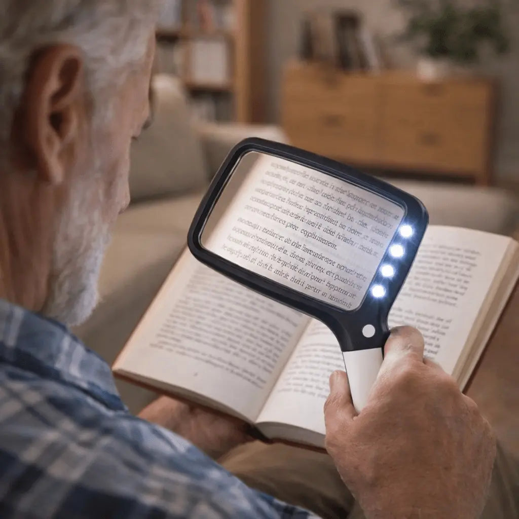 ClarityLite™ - LED Handheld Magnifier for Easy Reading