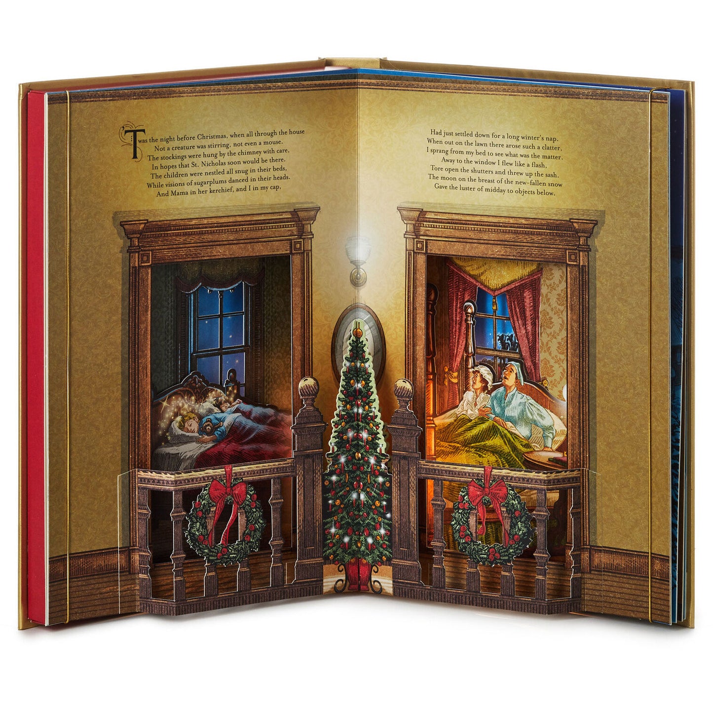 WonderTale™ - Whimsical Christmas Eve Pop-Up Book with Lights & Sound