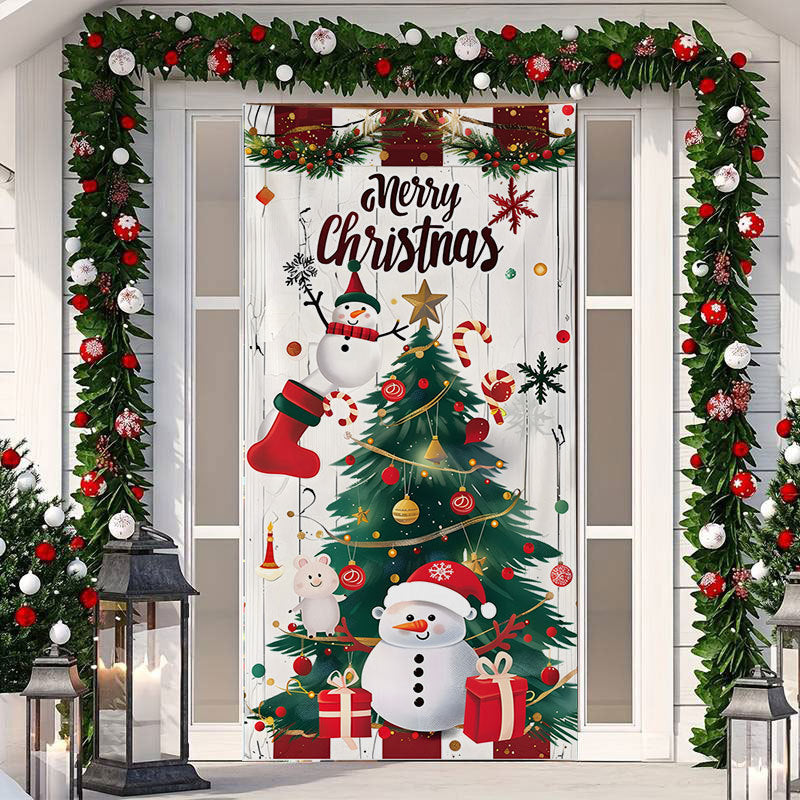 LusailStore™ - Festive Christmas Door Sticker Decor