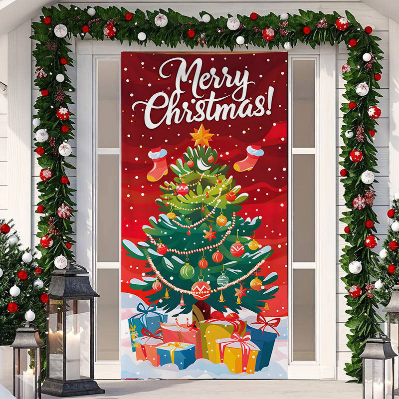 LusailStore™ - Festive Christmas Door Sticker Decor