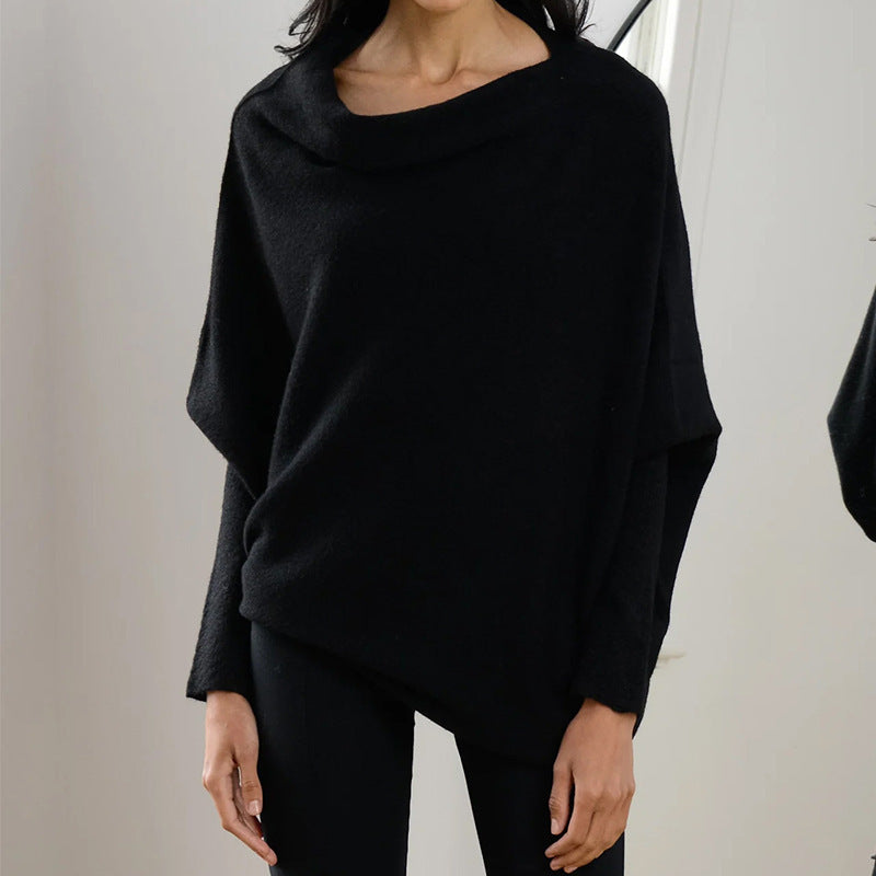 Cozy Oversized Off-Shoulder Knit Sweater
