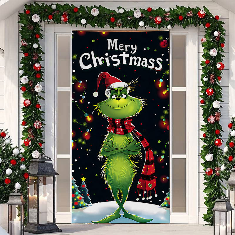 LusailStore™ - Festive Christmas Door Sticker Decor