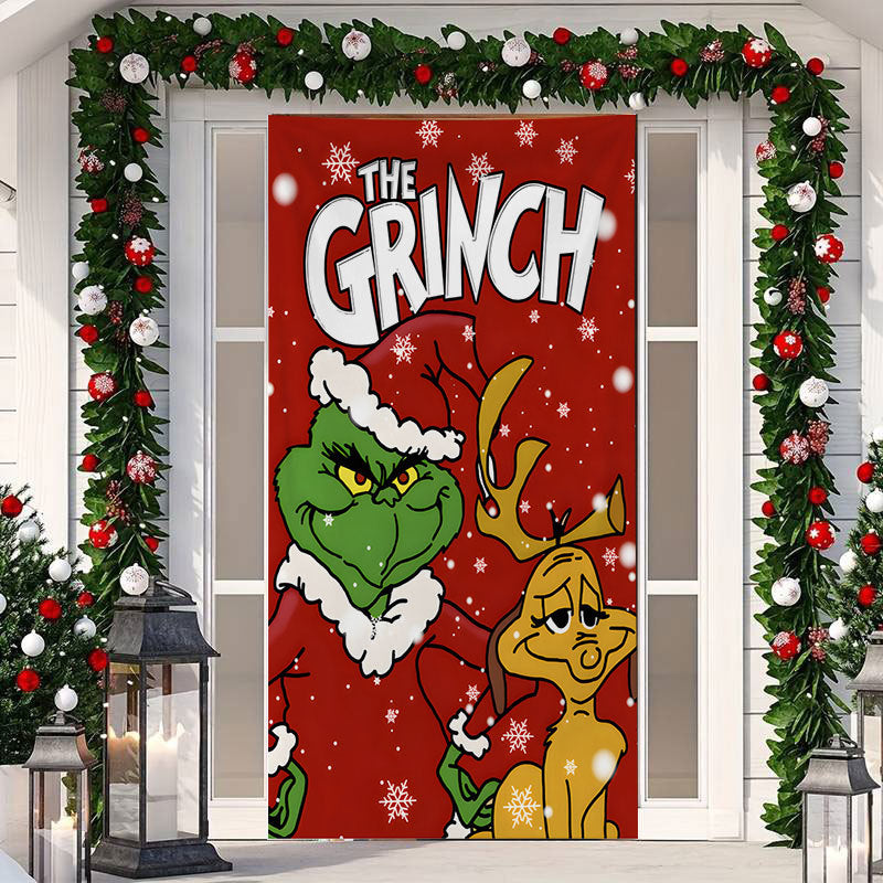 LusailStore™ - Festive Christmas Door Sticker Decor