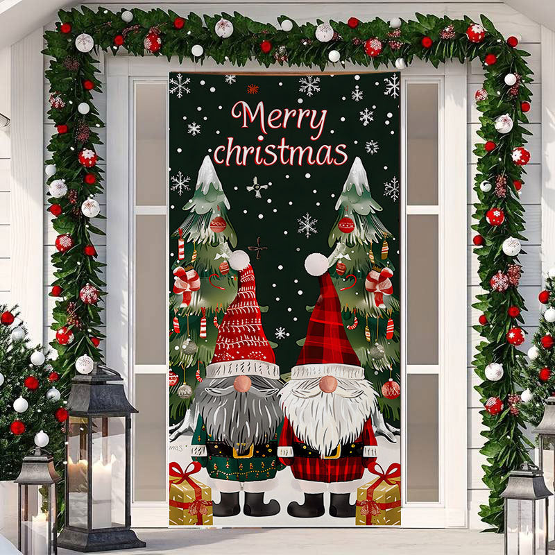 LusailStore™ - Festive Christmas Door Sticker Decor