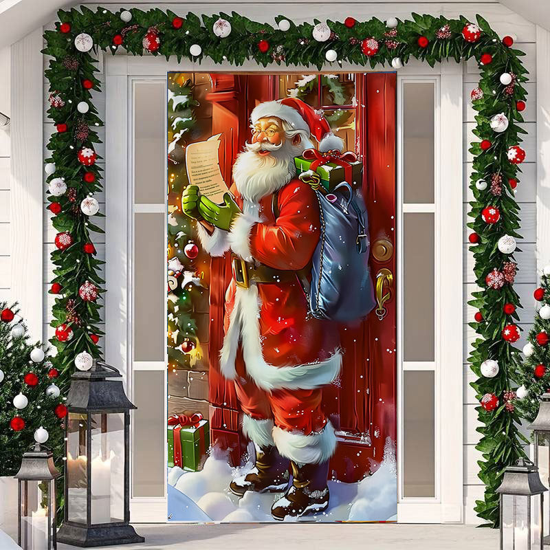 LusailStore™ - Festive Christmas Door Sticker Decor