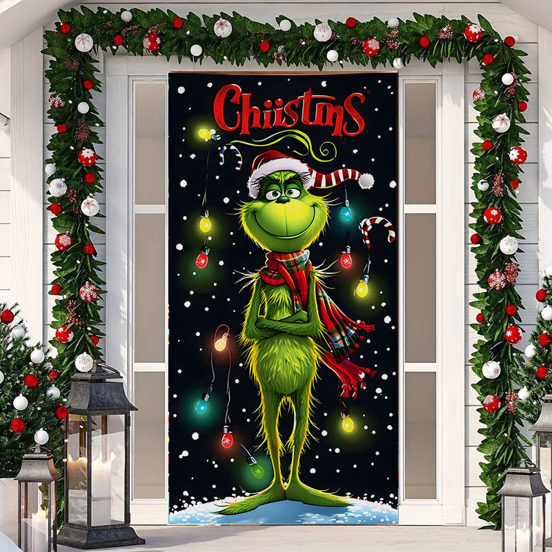 LusailStore™ - Festive Christmas Door Sticker Decor
