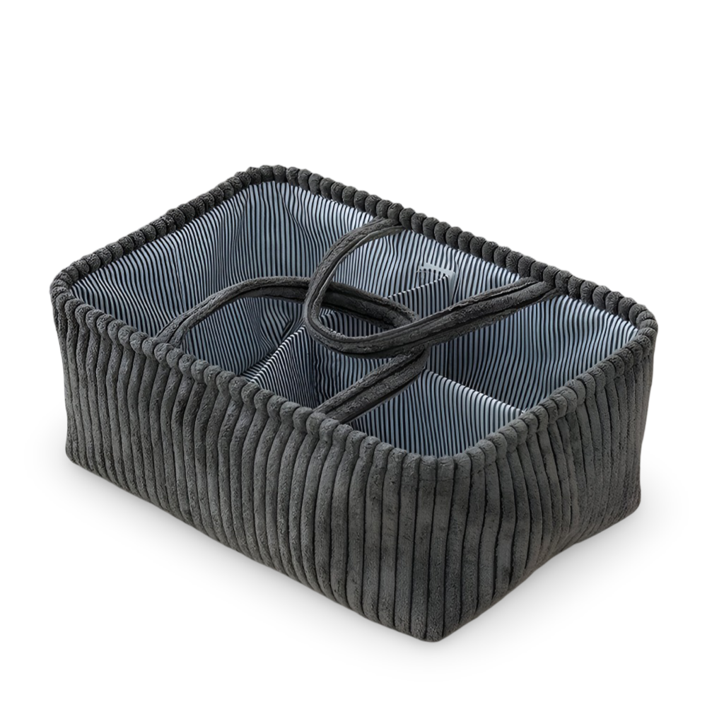 StorEase™ - Polyester Compartment Storage Basket