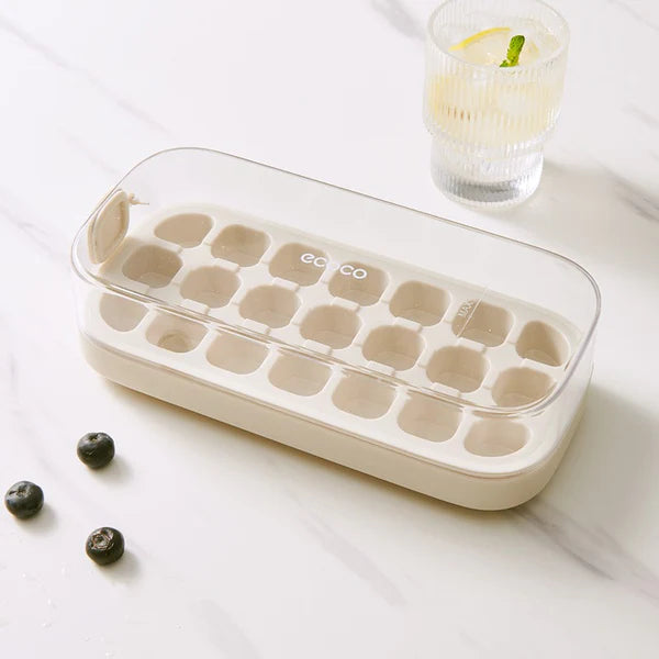 Flexible Silicone Ice Cube Trays for Easy Home Ice Making