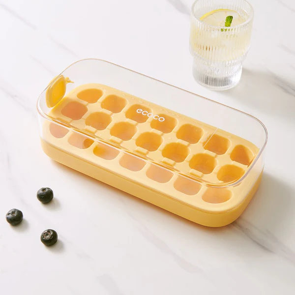 Flexible Silicone Ice Cube Trays for Easy Home Ice Making