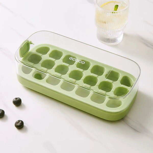Flexible Silicone Ice Cube Trays for Easy Home Ice Making