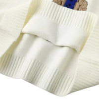 Luxury Wool-Cashmere Bear Sweater