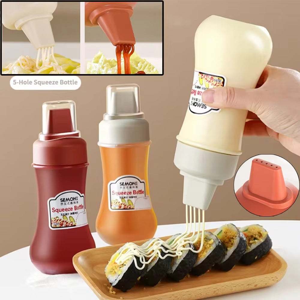 5-Hole Cap Dispenser Bottle