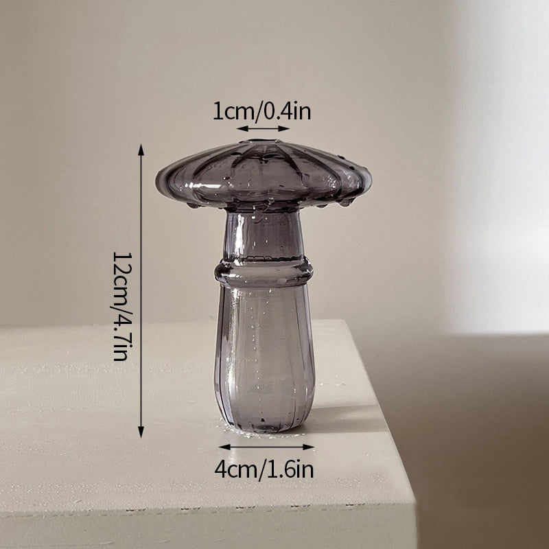 Elegant Crystal Mushroom Glasses Set for Stylish Entertaining