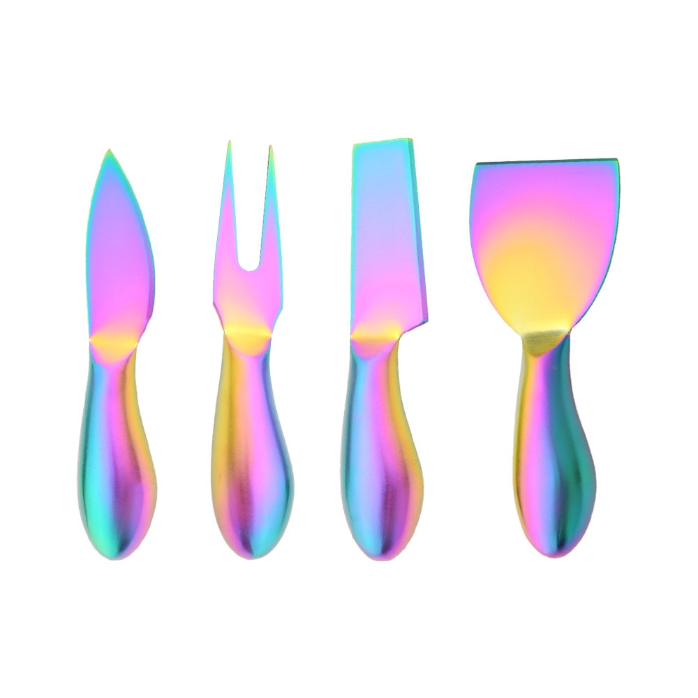 Elegant Stainless Steel Cheese Knife Set for Entertaining