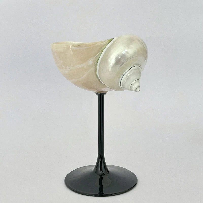 Elegant Ocean-Inspired Cocktail Glass