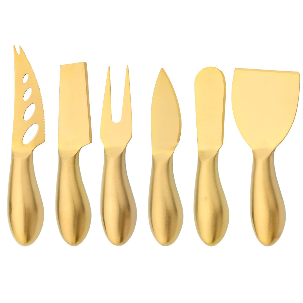 Elegant Stainless Steel Cheese Knife Set for Entertaining