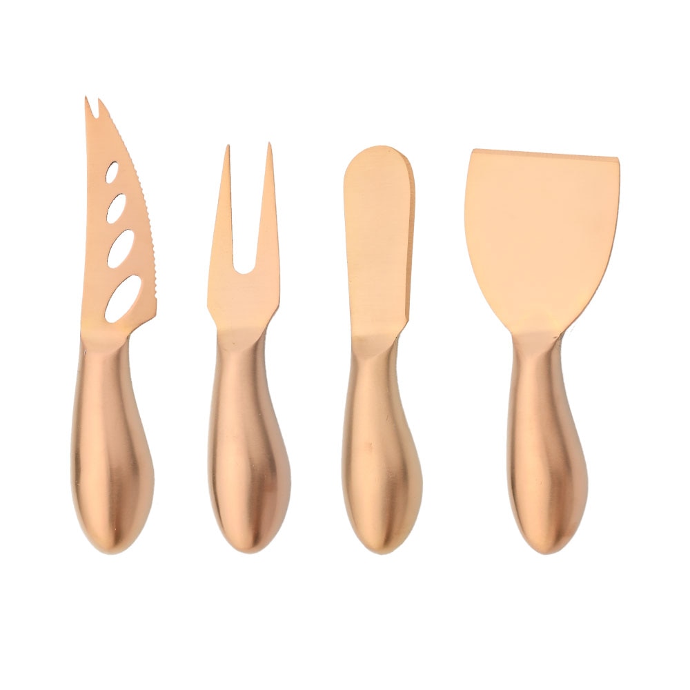 Elegant Stainless Steel Cheese Knife Set for Entertaining