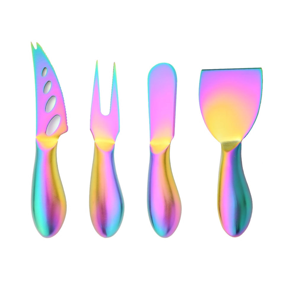 Elegant Stainless Steel Cheese Knife Set for Entertaining