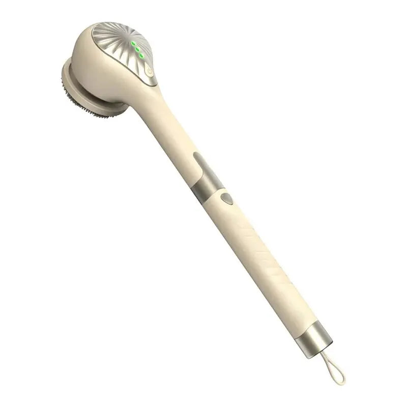 GlowEase™ Rechargeable Electric Bath Brush with Long Handle