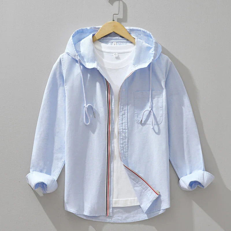 Casual Linen Hoodie for Lightweight Comfort