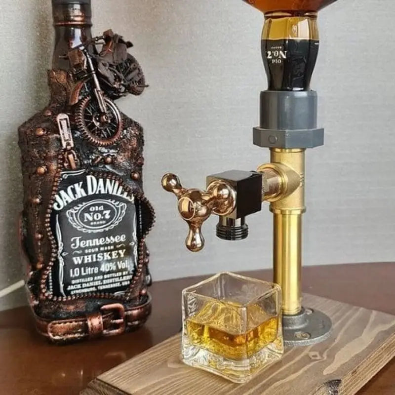 BrewElegance™ - Luxury Wooden Beverage Dispenser for Entertaining