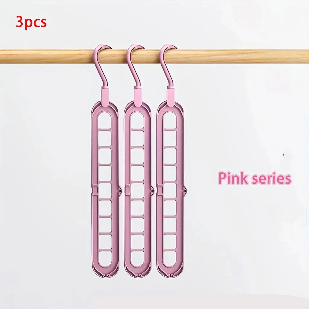 Hanglee™ - Space-Saving 9-Hole Foldable Closet Hangers