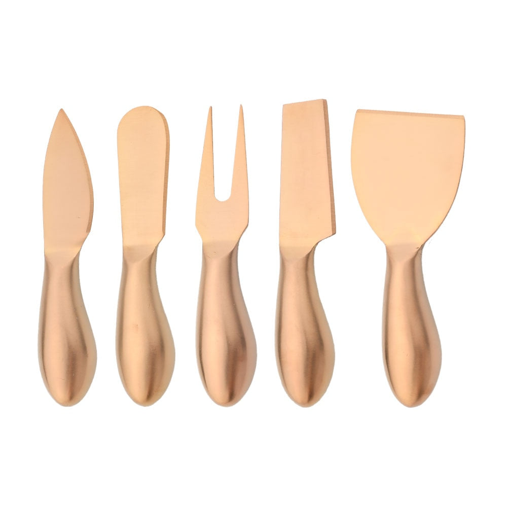 Elegant Stainless Steel Cheese Knife Set for Entertaining