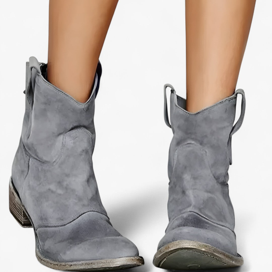 Suede Look Western Boots for Everyday Style