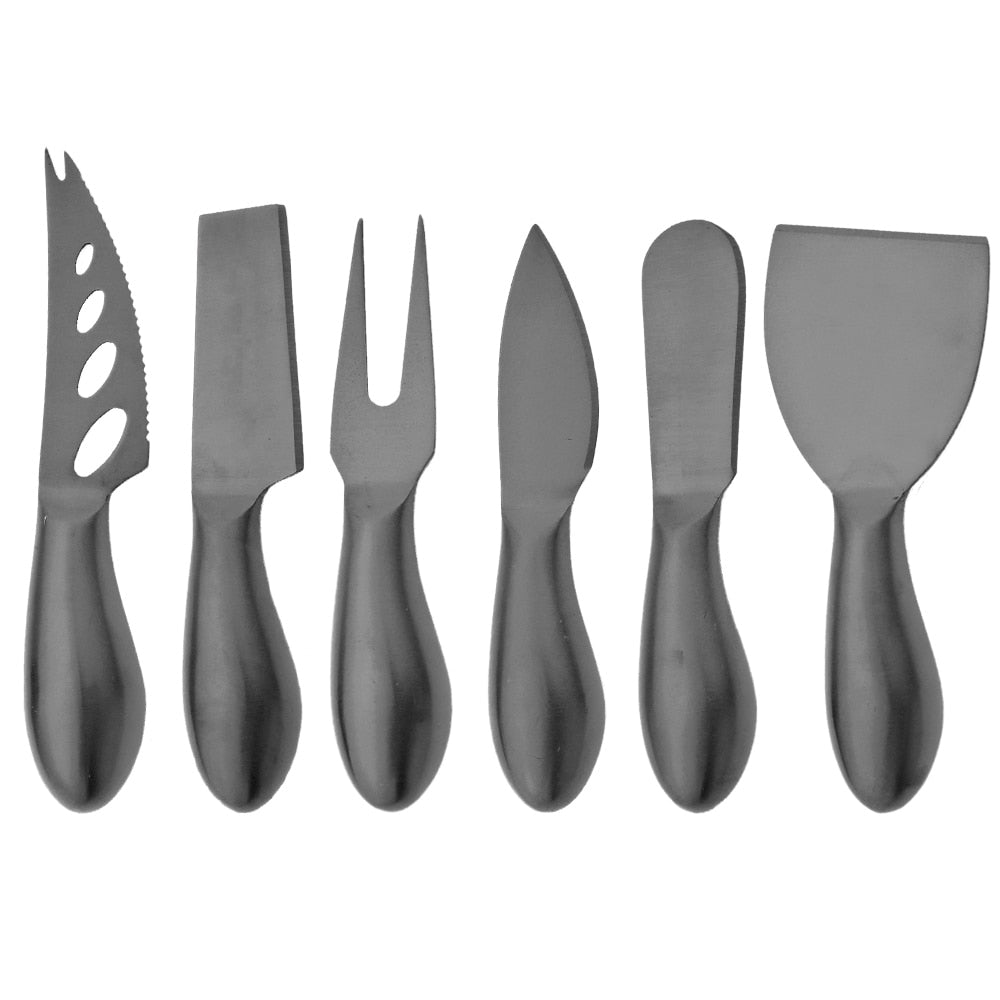 Elegant Stainless Steel Cheese Knife Set for Entertaining