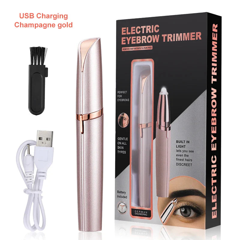 GlamEase™ Precision Eyebrow Epilator for Smooth Brows