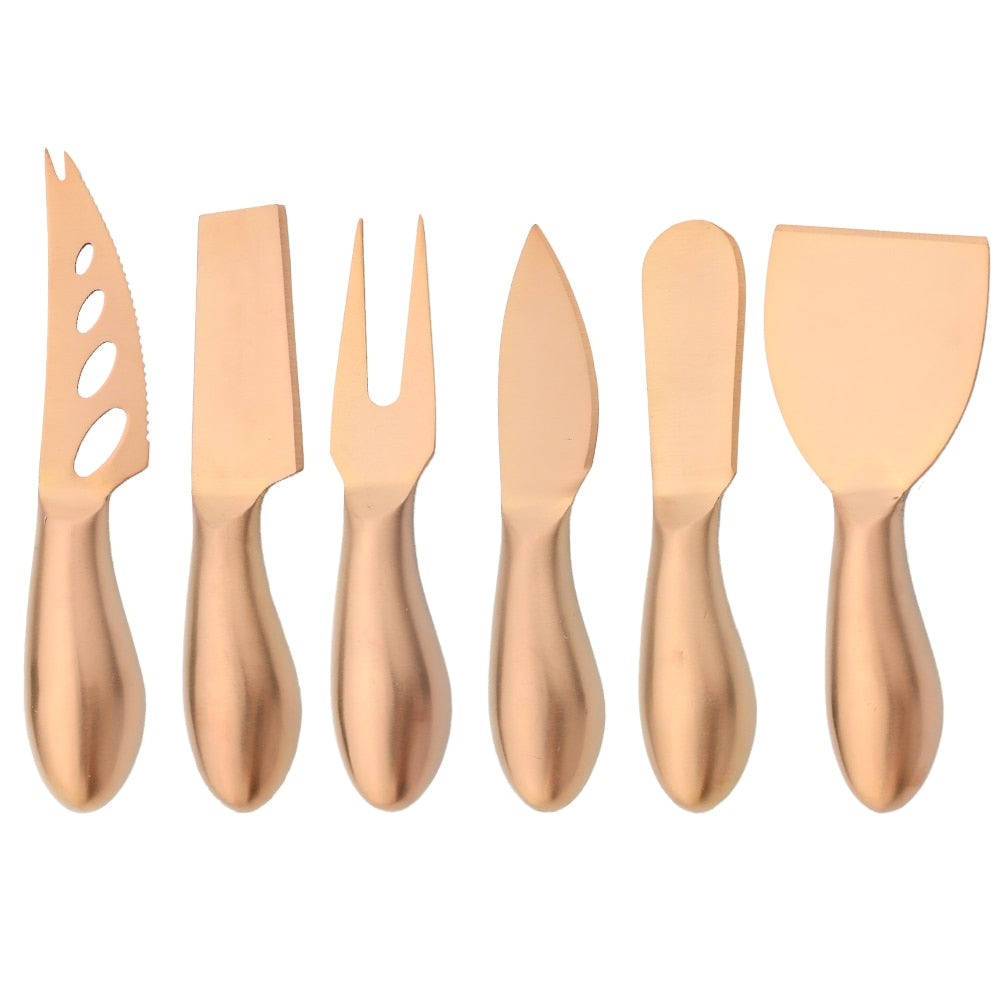 Elegant Stainless Steel Cheese Knife Set for Entertaining