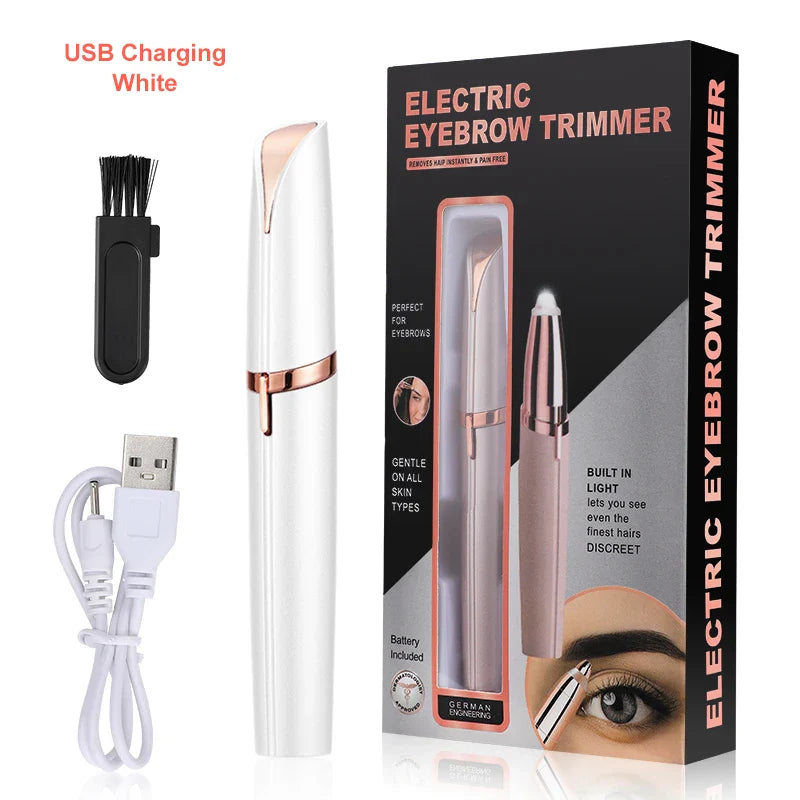 GlamEase™ Precision Eyebrow Epilator for Smooth Brows