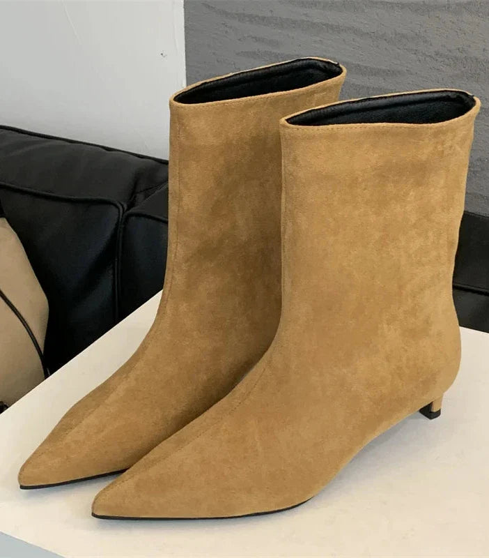 Chic Leather Ankle Boots