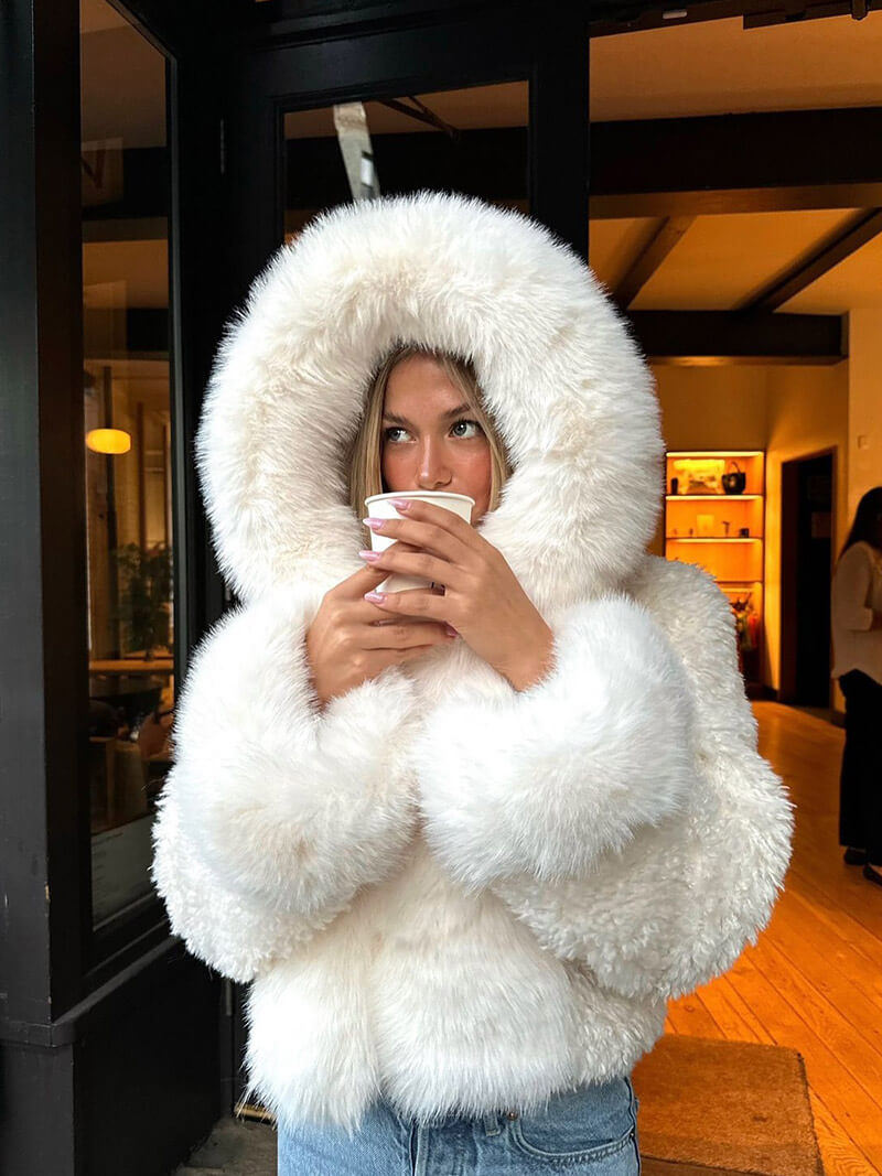 Oversized Hooded Winter Jacket for Women