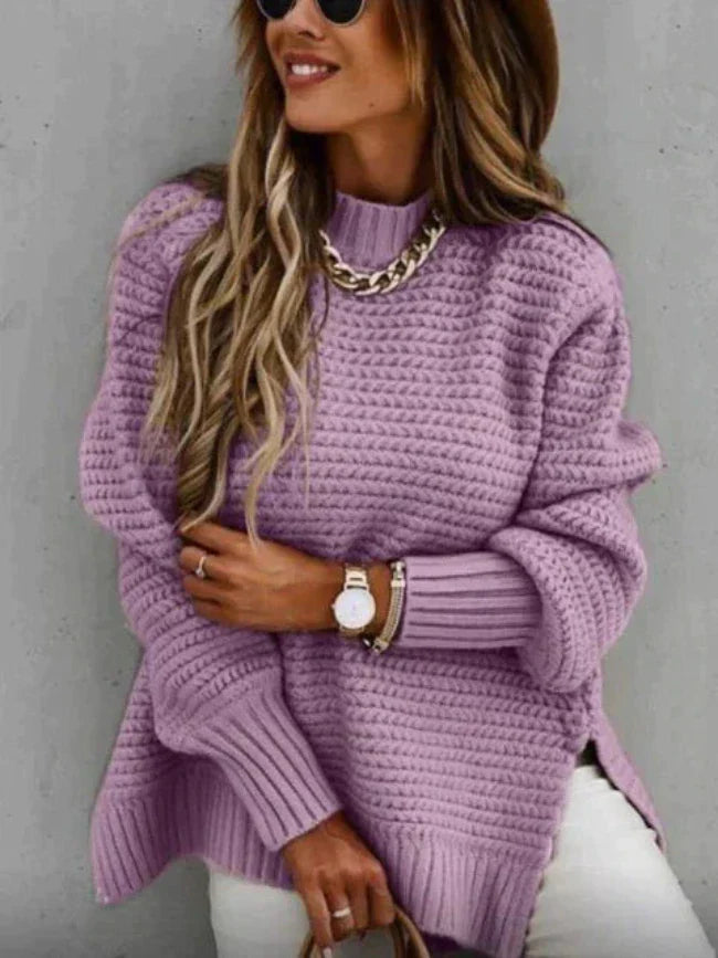 Cozy Knitted Sweater with Elegant Fit