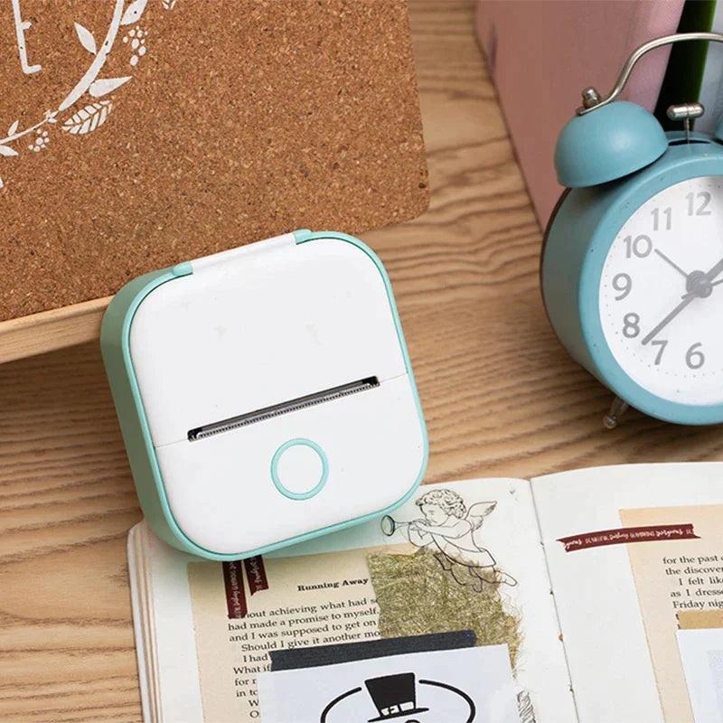 Portable Wireless Mini Photo Printer with Free Paper