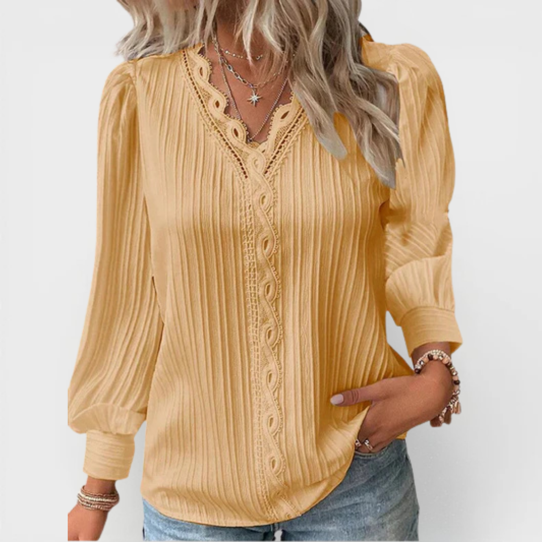 ChicAura - Elegant Pullover Blouse