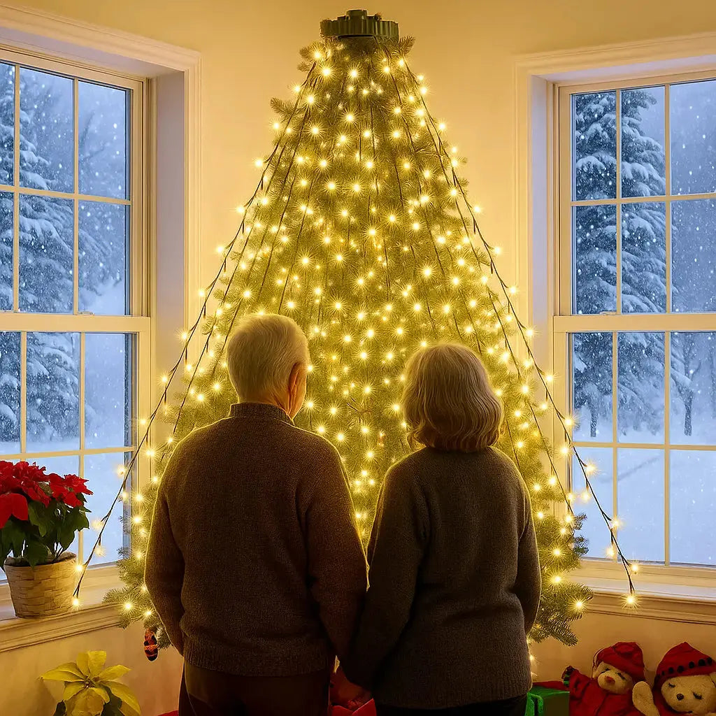 LedDeko™ - Rapid-Glow Christmas Tree for Warm Festive Ambiance