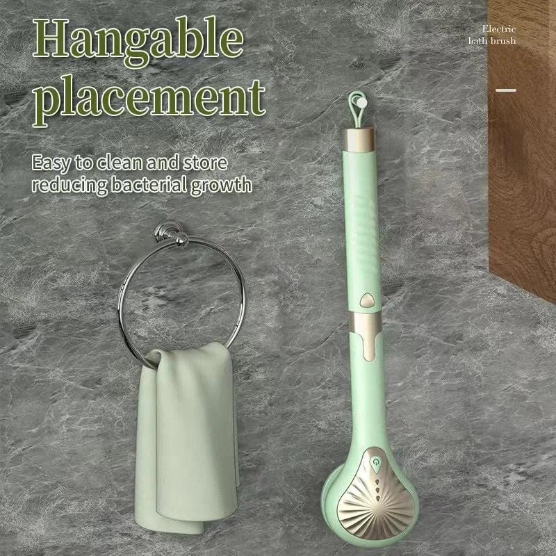 GlowEase™ Rechargeable Electric Bath Brush with Long Handle