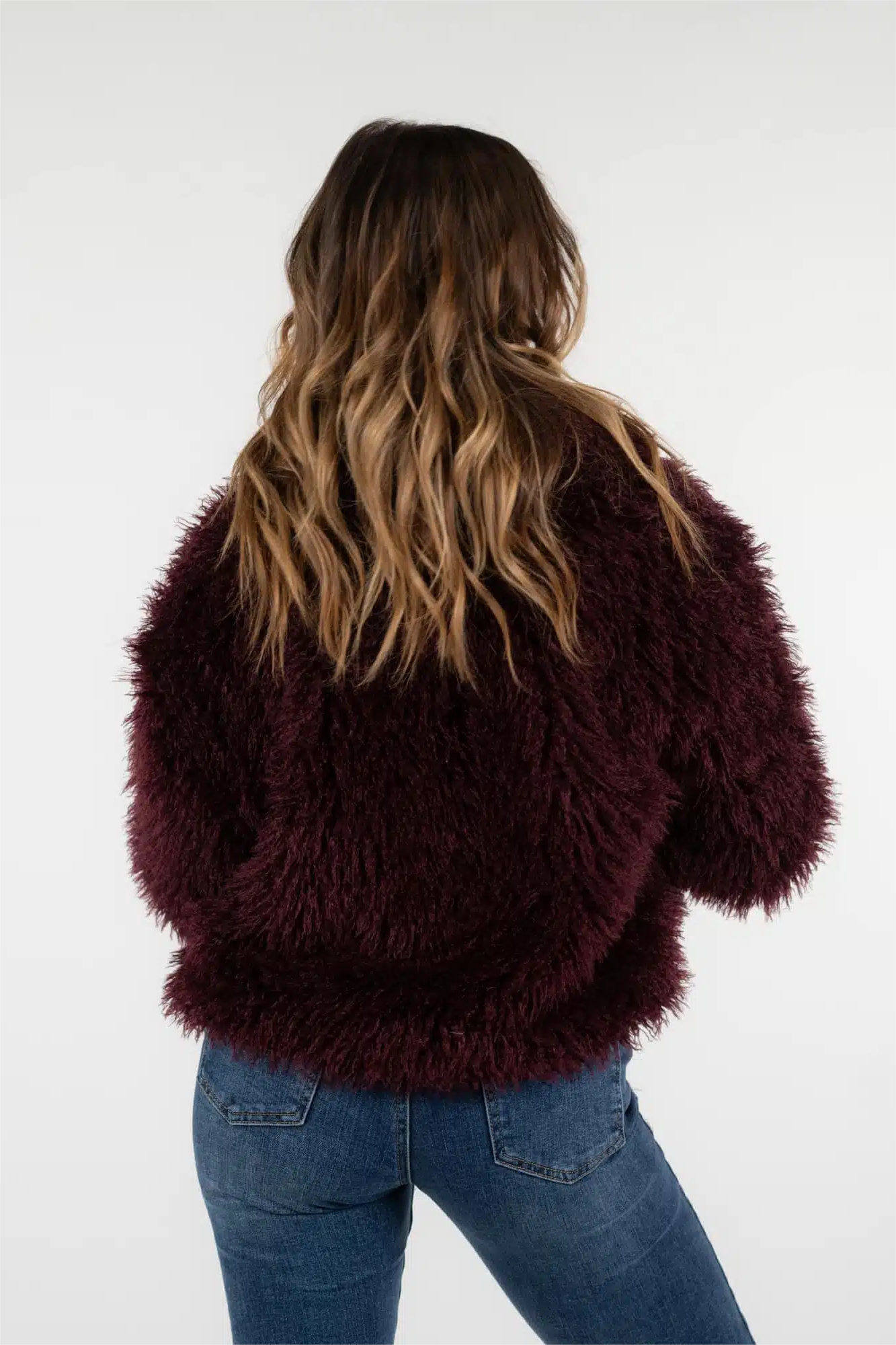 Cozy Plush Faux Fur Coat for Winter Chic