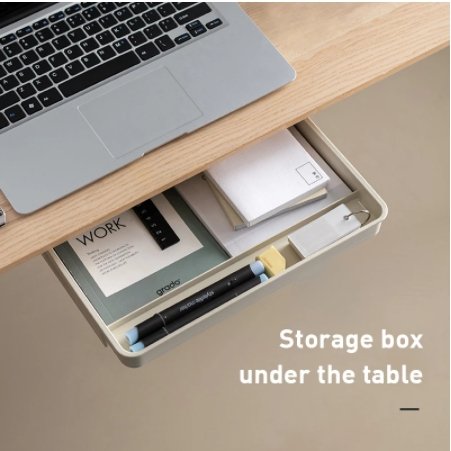 UnderDeskBox™ - Self-Adhesive Plastic Drawer Storage