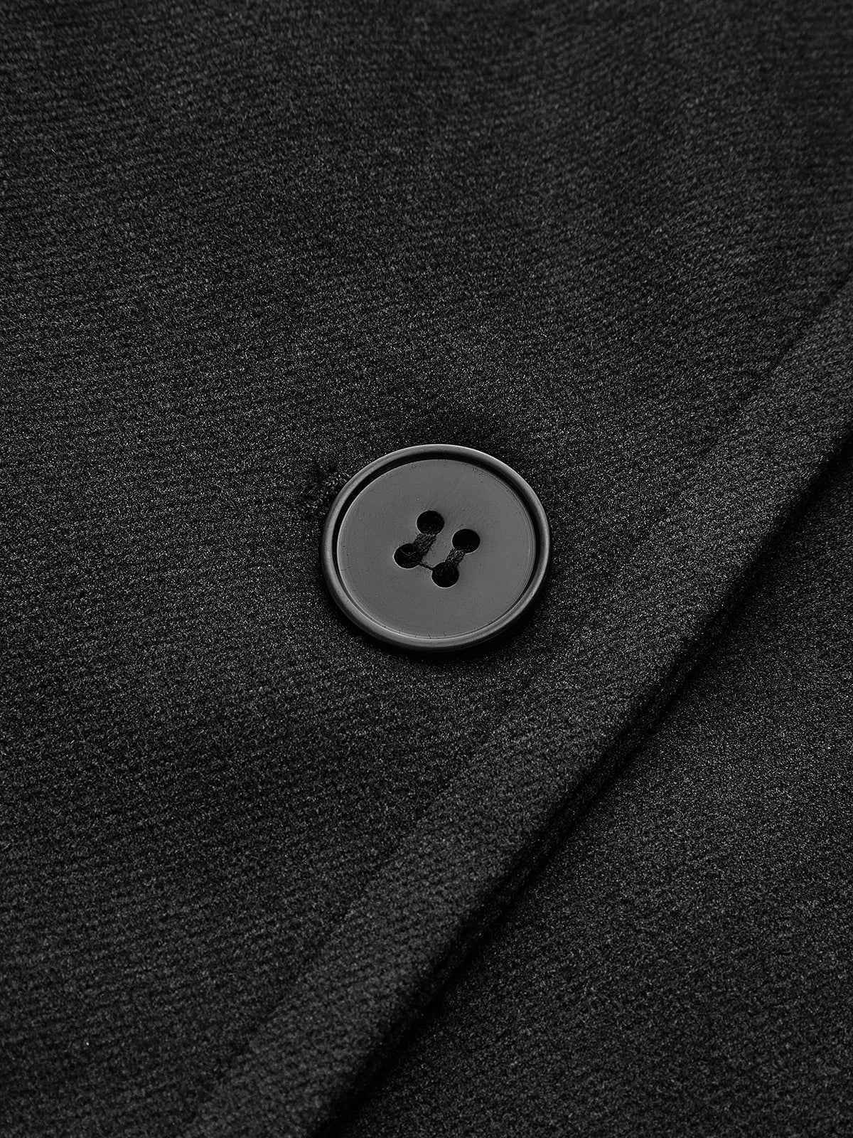 Oversized Women's Winter Coat with Lapel Collar and Asymmetric Buttons