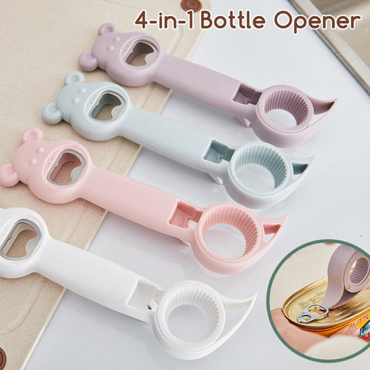 Multi-Tool 4-in-1 Bottle Opener for Easy, Stylish Entertaining