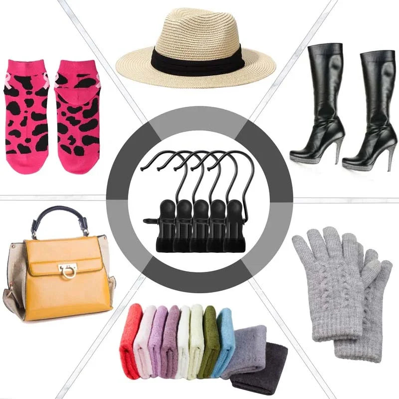Clipzy™ - Compact Travel Clothes Hanger Clips