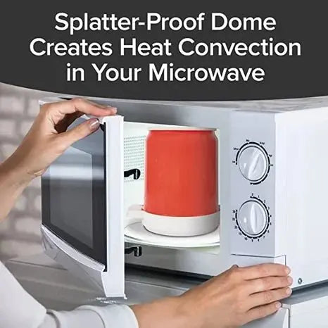 CrispEase™ - Microwave Bacon Cooker with Splash Guard & Dishwasher Safe