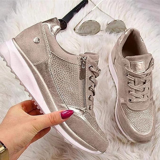 Comfortable Orthopedic Zip-Up Sneakers